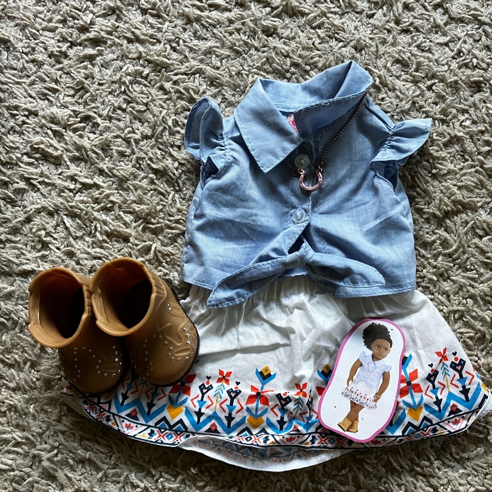 Our Generation My Lucky Horseshoe Country Outfit for 18" Dolls